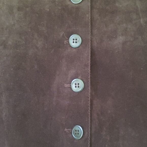 Max Studio Faux Suede Velvet Skater Skirt - Picture 2 of 9